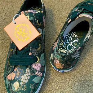 Keds x Rifle Paper Co. Colette Jacquard Triple Kick Sneaker Size 9.5 Women